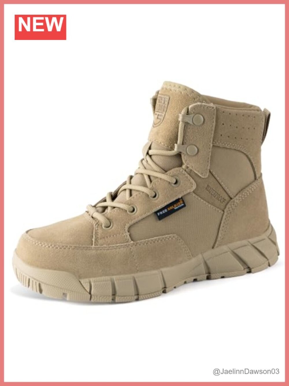 Women's Tactical Hiking Boots Suede Leather Waterproof Military Combat Boots